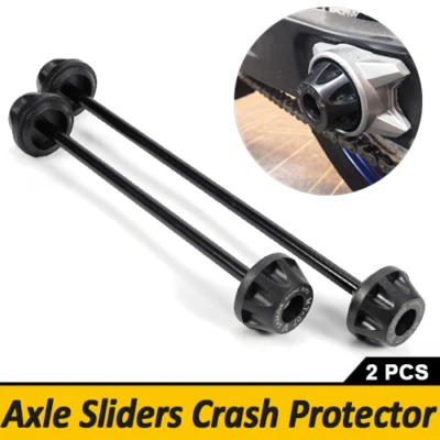 For YAMAHA MT-07 FZ07 XSR700 Front & Rear Wheel Fork Axle Sliders Crash Guard - Image 1 of 4