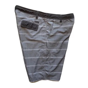 Da Hui Hybrid Collection Board Shorts Men 34 Swim Trunks Stretch Surf Beach Gray - Picture 1 of 12