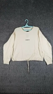 Womens WEAR Sz XL Long Sleeve Crop Top Ivory NFL Erin Andrews Indianapolis Colts - Picture 1 of 10