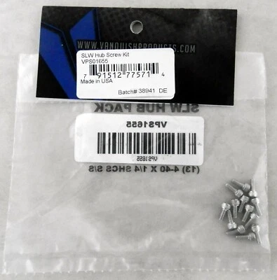SLW Hub Screw Kit (12pcs 4-40 SHCS) - Vanquish #VPS01655 - Image 1 of 2