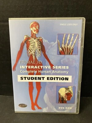 Primal 3D Interactive Series Complete Human Anatomy DVD-Rom STUDENT EDITION - Image 1 of 4