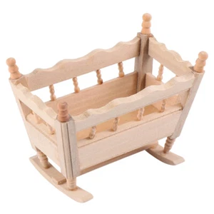 Doll Nursery Set Easter Basket Filler Doll House Furnishings Doll House Cradle - Picture 1 of 12