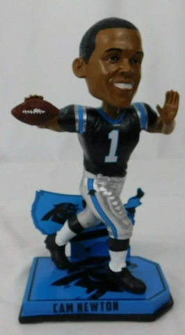 Cam Newton Carolina Panthers Nation Bobblehead FOCO Legend of the Field Forever Cover