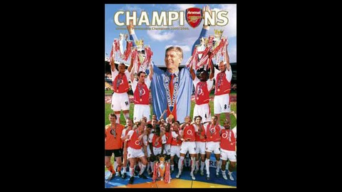 Arsenal FC UNBEATEN CHAMPS English Premier League CHAMPIONS 2004 25x35 POSTER Cover