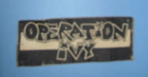 OPERATION IVY - sew on  Patch  5 in X 2 in - Picture 1 of 2