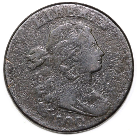 1800/79 1c S-194 Draped Bust Large Cent Cover