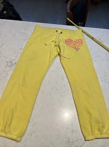 Pantalones de chándal recortados vintage Victoria's Secret colección rosa talla pequeña - Imagen 1 de 12