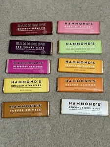 Lote de 10 barras de caramelo Hammonds diferentes sabores nuevas sin abrir - Imagen 1 de 2