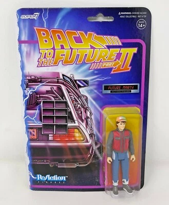 Back to the Future Part 2 ReAction Figure Wave 1 Future Marty McFly Super 7 New - Image 1 of 3