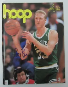 Larry Bird Signed 1988-89 Hoop Program Pacers vs. Celtics JSA 189300 - Picture 1 of 4