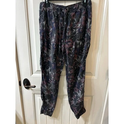 C & C California 100% Lyocell floral print joggers size  medium - Image 1 of 4