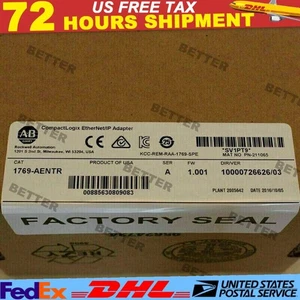 New AB 1769-AENTR Compactlogix Ethernet/IP Adapter 1769AENTR  US Free Tax - Picture 1 of 1