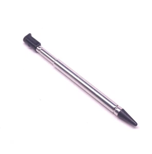 Lápiz óptico retráctil original Nintendo 3DS negro plateado extensible oficial OEM - Imagen 1 de 3