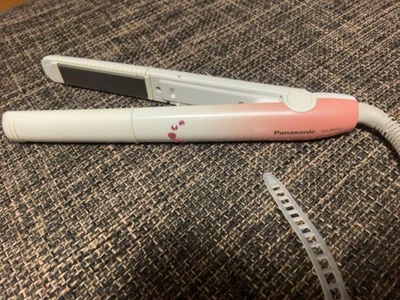 Panasonic EH-HV12 Fer à Cheveux Rose Compact 2Way Curl Straight Travel Ready - Photo 1/2