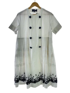 Tricot Comme Des Garcons Ad2013/Short Sleeve Dress/M/Cotton/Wht/Tm-O015/ - Picture 1 of 6