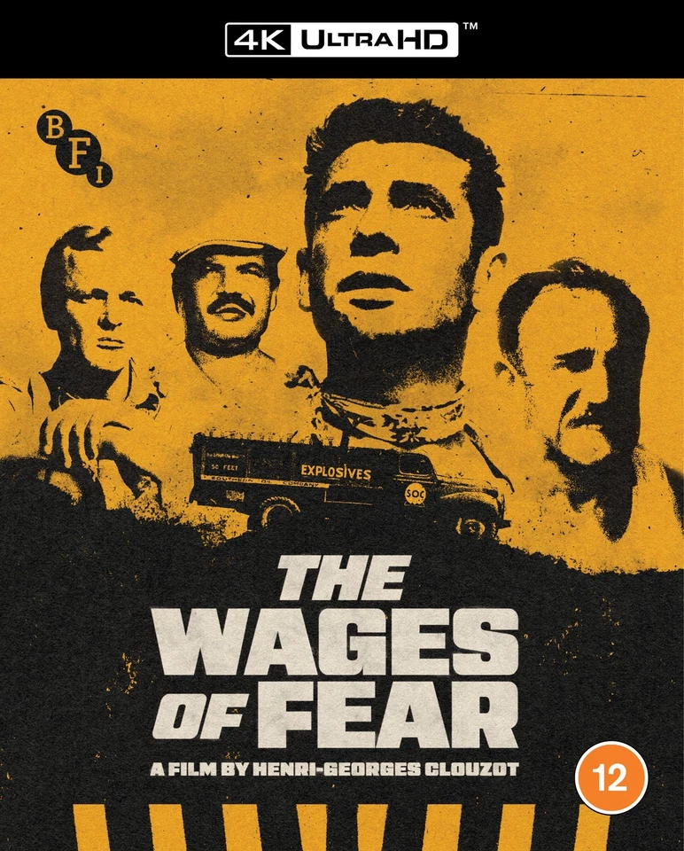 The Wages of Fear (4K UHD Blu-ray) Peter Van Eyck Antonio Centa Jo Dest - Image 1 of 1