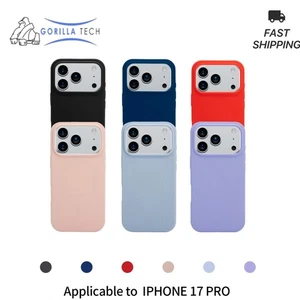 Coque Silicone pour iPhone 17 Pro 6,3 Pouces Anti-Rayures Antichoc Housse Téléphone - Photo 1/14