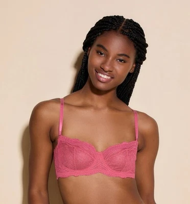 Nuevo con etiquetas Sujetador Cosabella Forte 1111 Convertible Correas Extraíbles Para Mujer Talla 34 B Rosa Foto 1 de 4