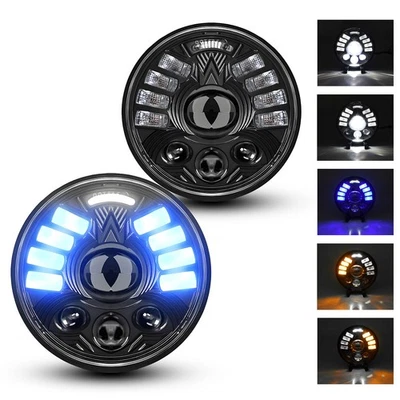 5.75" 5-3/4 LED Headlight Hi Low For Audi 100 Series LS GL Base Sedan 1971-1977 - Image 1 of 4