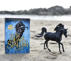 Breyer Horses Freedom Series The Black Stallion Horse with Book 75th Anniversary - Picture 1 of 8