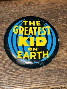 1974 Topps Batty Buttons “The Greatest Kid on Earth” - Rust Free - Near Mint - Picture 1 of 5