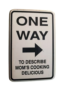 Acme Sign Moms Cooking Miniature Refrigerator Magnet Doll House Kitsch Vtg 1995 - Picture 1 of 2