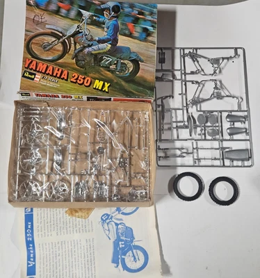 Vintage 1976 Revell Yamaha Motocross 250 MX Model Kit H-1518 1/12  READ - Image 1 of 2