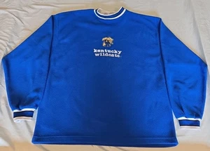 Vintage 90s Kentucky Wildcats College University Retro Fleece Size L - Picture 1 of 11