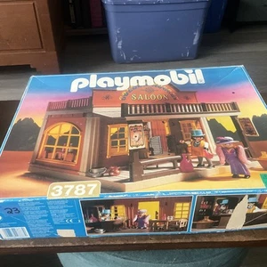 Playmobil 3787 Golden Nugget Saloon raro set gioco - alcuni contenuti sigillati - Foto 1 di 14