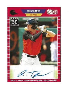 Juego profesional de béisbol 2021 REED TRIMBLE autografiado rojo radiocontrol Baltimore Orioles - Imagen 1 de 2