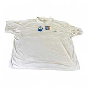 Camisa polo Columbia PFG para hombre talla 5X 5XL blanca ventilada FS6016 pesca absorbente - Imagen 1 de 24