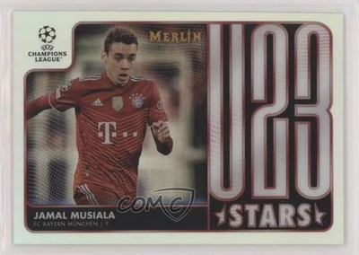2021-22 Topps Merlin Collection Chrome UCL U23 Stars Jamal Musiala #U23-12 - Image 1 of 2