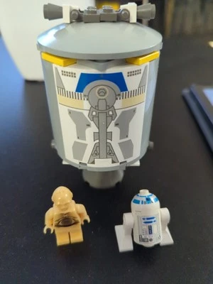 LEGO Star Wars 7106 Droid Escape retired C3PO R2D2 EscapePod Episode IV Tatooine - Image 1 of 4