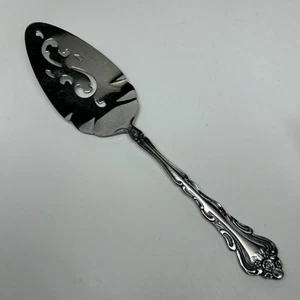 Vtg OXFORD HALL Stainless "LA TRAVIATA" Large PIERCED PIE / CAKE SERVER 10.75" - Picture 1 of 2