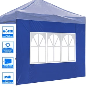InstaHibit parete laterale universale per finestra UV30+ adatta per 10x10 piedi tettoia picnic 1 pezzo - Foto 1 di 12