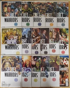 Secret Warriors #1-17 (2009) 17 Book Run Marvel Dark Reign Nick Fury Quake Hydra - Imagen 1 de 19