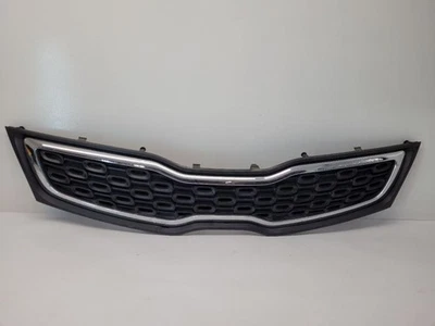 2012-2015 KIA RIO Grille Upper Sedan With Chrome Surround 12-15 863501W010       - Image 1 of 4