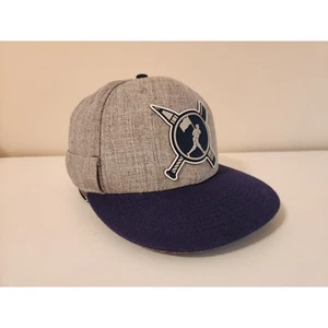 BASEBALLISM Hat Cap Adult Gray Blue BABE RUTH Snapback MLB Baseball Hall Of Fame - Picture 1 of 9