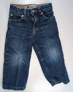 Baby GAP Denim Jeans Adjustable Waist Intentional Wear Boys Size 18-24 months - Picture 1 of 7