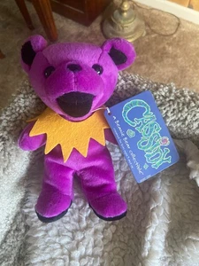 1997 Grateful Dead Tour Memory Cassidy Steven Smith Beanie Bear etiqueta azul líquido - Imagen 1 de 5