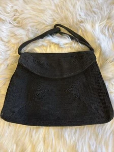 Vintage Genuine Corde Purse Mini Handbag Small Corded Bag Looped Handle Snap - Picture 1 of 5