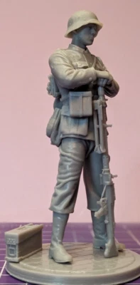 Deutscher MG34 Schütze Resin Scale 1:16 - Bild 1 von 4