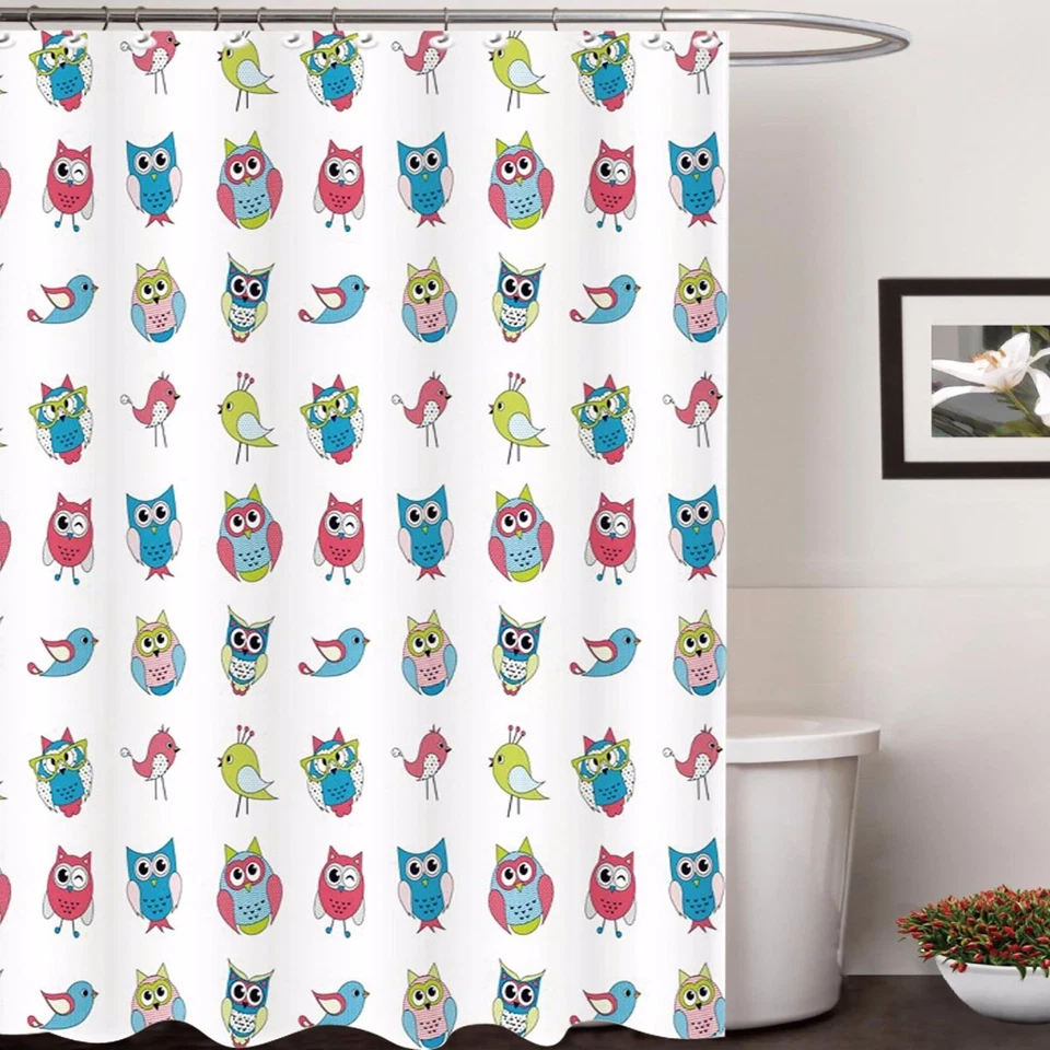 70 x 72 inch waterproof printed canvas fabric Shower Curtain with stylish design - Image 1 of 1