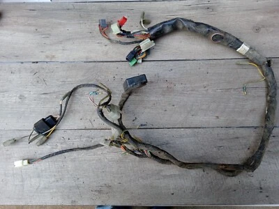 1983 KAWASAKI KZ 750 chicote de fios kz750 kz750m ltd original do fabricante - Imagem 1 de 4