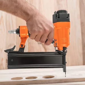 Air Brad Nail Gun Pneumatic Stapler Finish Nailer Finishing Wood Framing Tool - Picture 1 of 19