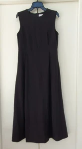 NWT THE WHITE COMPANY Black Tailored Stretch Jersey Layering Dress - UK 12 - NWT - Picture 1 of 7