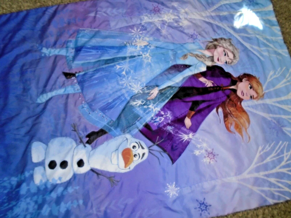 7N!¡GUAU! Manta edredón cama niño Disney FROZEN Elsa Anna OLAF {Microfibra} Foto 1 de 4