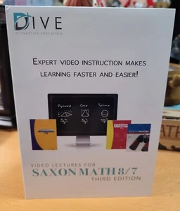 Saxon Math 8/7 Lectures 4th Edition Expert DIVE DVD - Picture 1 of 4