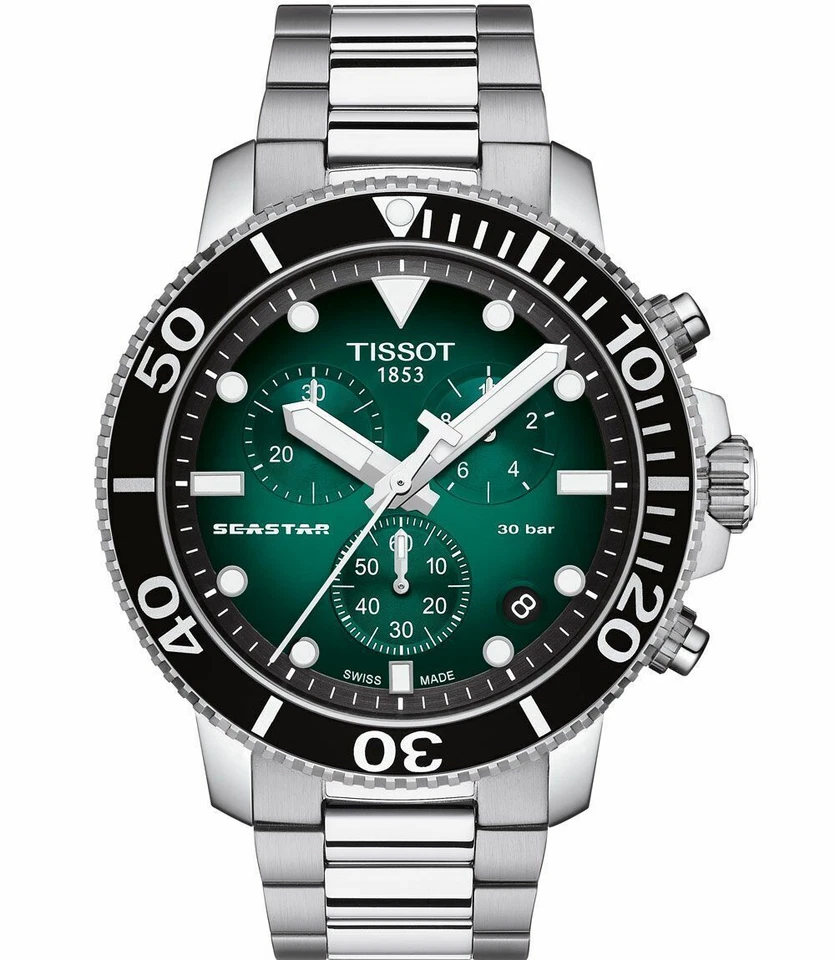 Tissot Seastar Green Men's Watch - T120.417.11.091.01