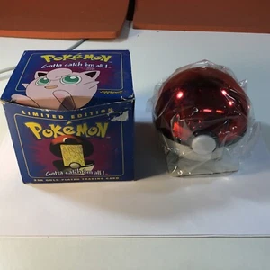 Pokémon Pokemon Jigglypuff 23k Gold Plated Card Pokeball Burger King Sealed - Picture 1 of 8